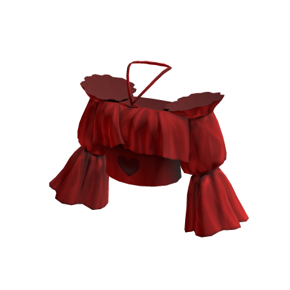 Heart Crop Top Red thumbnail