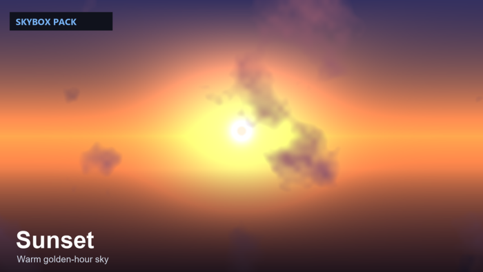 Low Poly Skybox Pack 6 Custom Sky Presets preview 2