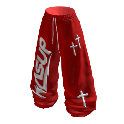 Red Sweatpants