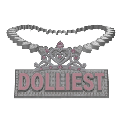 𝓓 | DOLLIEST custom heart chain 1of1 silver