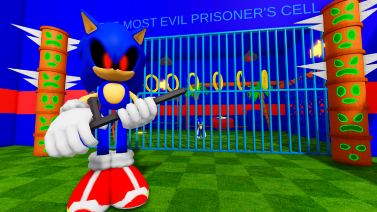 SONIC EXE'S PRISON RUN OBBY screenshot 1