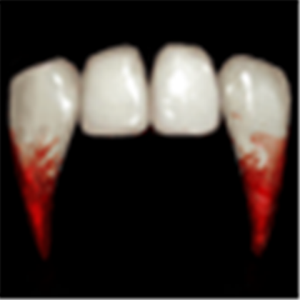 my fangs in cartoon form Roblox decal