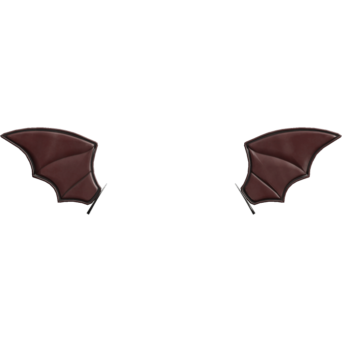 Cutesy Grunge Alt Gothic Bat Wings Headband Red