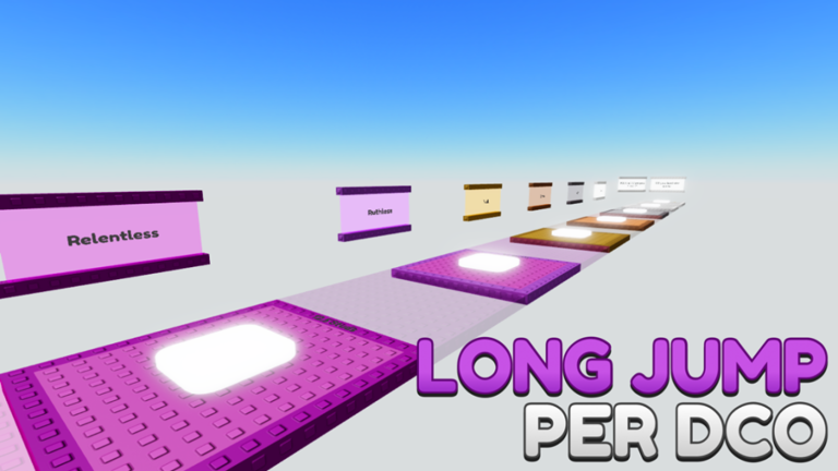 [☢️] Stud Long Jump Per Difficulty Chart Obby screenshot 2