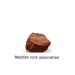 Reddish rock association