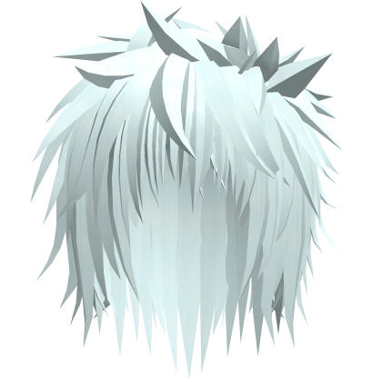 light blue emo spiky messy vampire punk anime hair