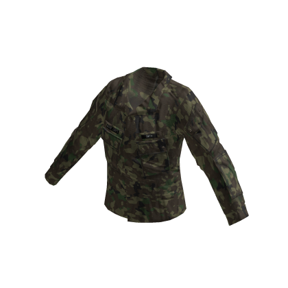 Woodland Camo Army Uniform Top thumbnail