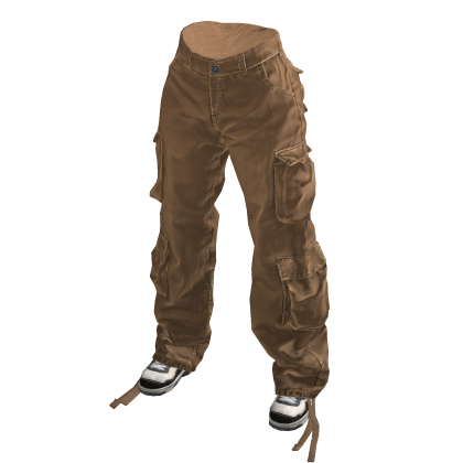 Khaki Urban Baggy Cargos