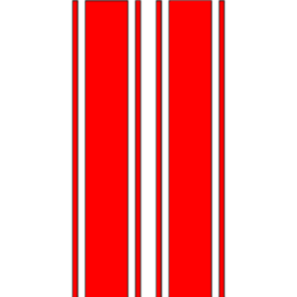 red racing stripes Roblox decal