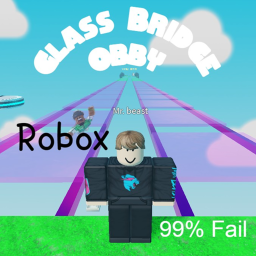Impossible MrBeast Glass Bridge Obby Reward