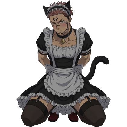Maid Sukuna Catboy Cutout Companion
 Roblox item