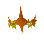 Yyellow and Eskeleto stars crown