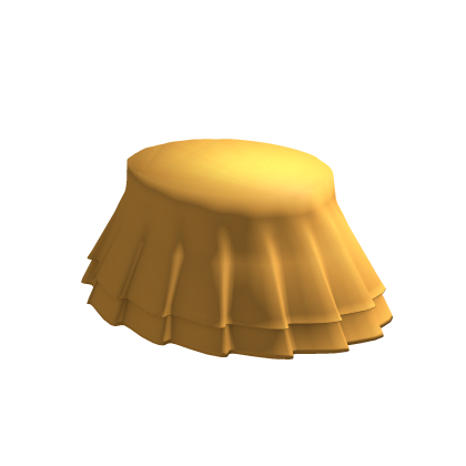 orange ruffled mini skirt thumbnail