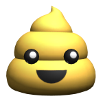 Golden Poop Head