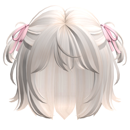 Mini Pigtails with Ribbons(Beige)