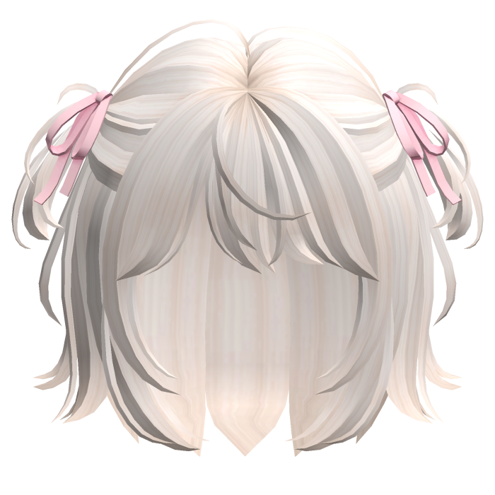 Mini Pigtails with Ribbons(Beige)