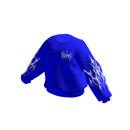 
Sweater Biru Grafis