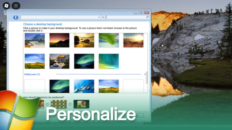 Windows Vistaシミュレータ - Roblox