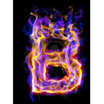 The fired blue