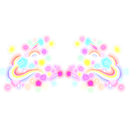 [EMISSIVE] Neon Rainbow Starry Aura