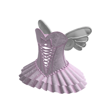 ♡ : angelic mini dress in pink