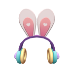 Pastel Bunny Ear Headphones