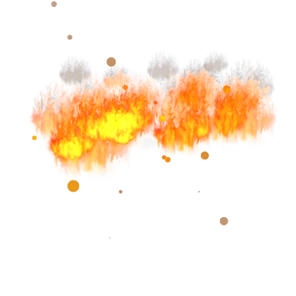 Realistic Fire particle