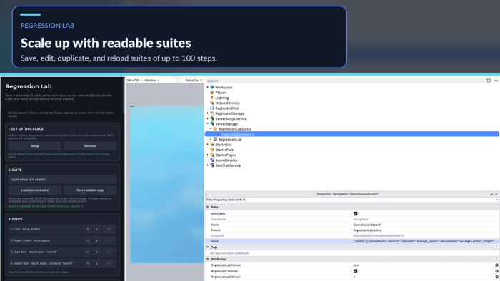 Regression Lab - UI Regression Tests preview 1