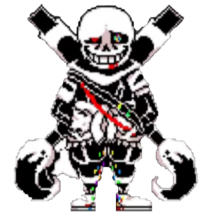 Ink Sans Phase III - Transparent Roblox decal