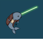 Blue narwhals