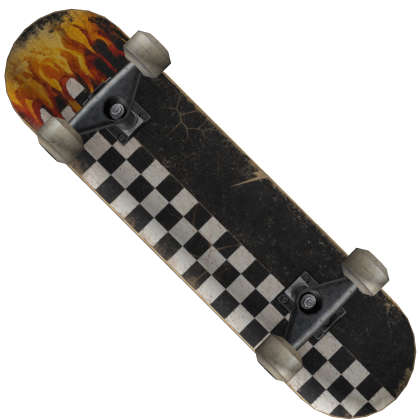 Black Checkerboard Skateboard