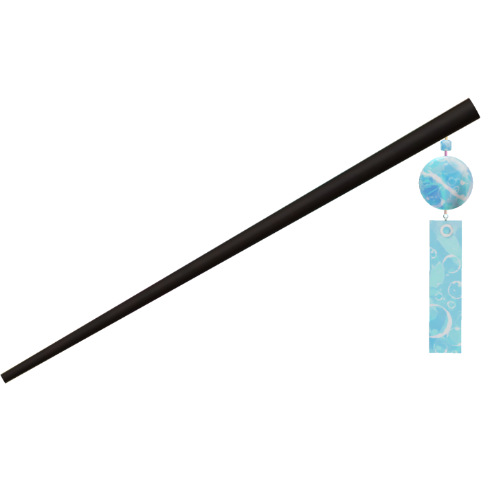 Crystal Blue Hairpin