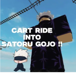 Cart ride  into Satoru Gojo