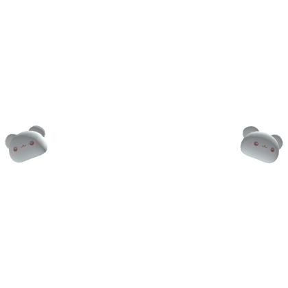 ♡ cutesi blue kawaii bear little hair bobbles Roblox item
