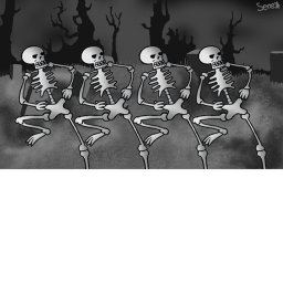 SPOOKY SCARY SKELETONS