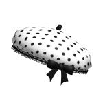 Dainty Cute Poka Dot Beret 