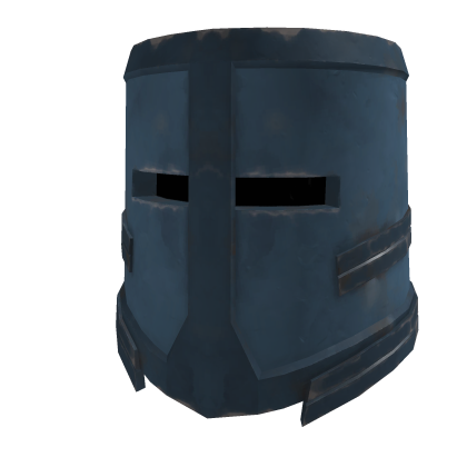 Blue Bucket Paladin Helmet Roblox item
