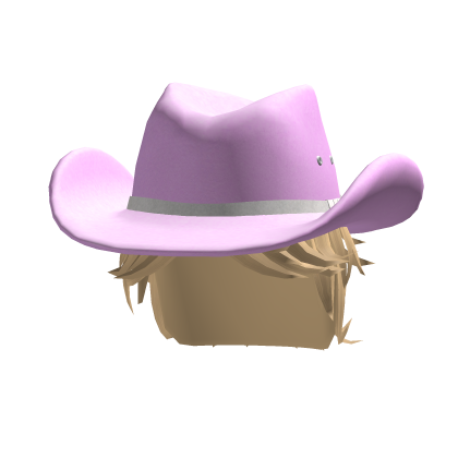 Messy Hair + Cowboy Hat