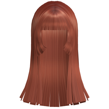 cute shoujo doll long hime cut in ginger Roblox item