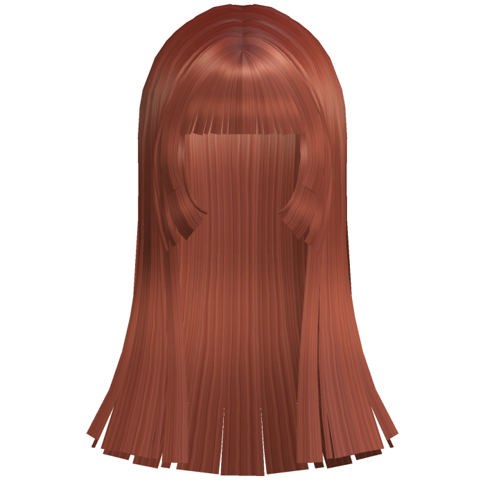 cute shoujo doll long hime cut in ginger