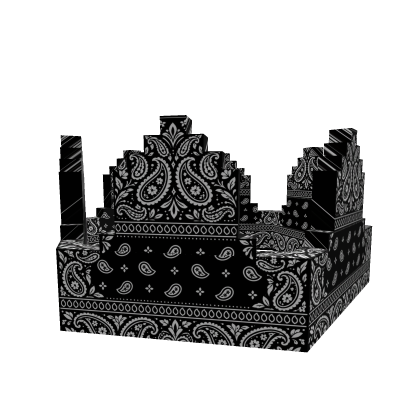 [ADD-ON] Black Bandana Crown Roblox item