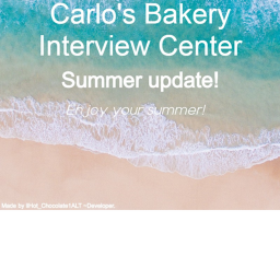 Carlo's Bakery Treat Interview Center *Summer Upda