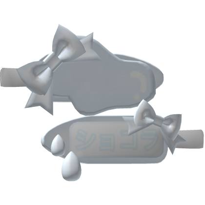 . ‿ ♡ nekopara vanilla swim water hairclips blue