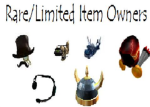 Rare/Limited Item Owners