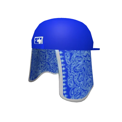 Blue gangster hat outlet
