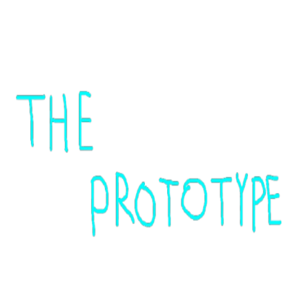 THE PROTOTYPE (cyan) graffiti Roblox decal