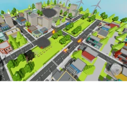 Zombie city icon