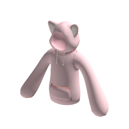 Cat Hoodie Pink
