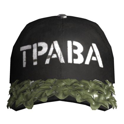 Black Mossy Dirty Worn Cap Roblox item