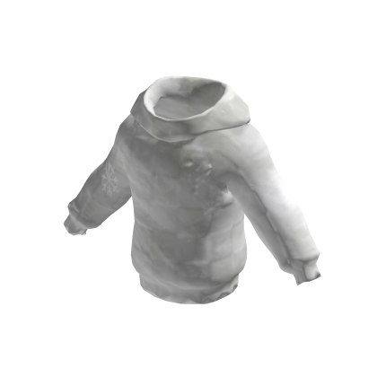 White Textured Winter Hoodie thumbnail